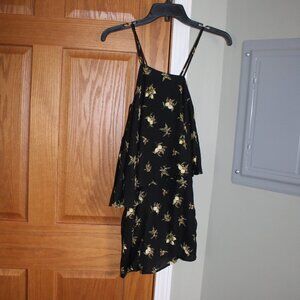 She + Sky Women's Romper - Size M - Lemons Floral